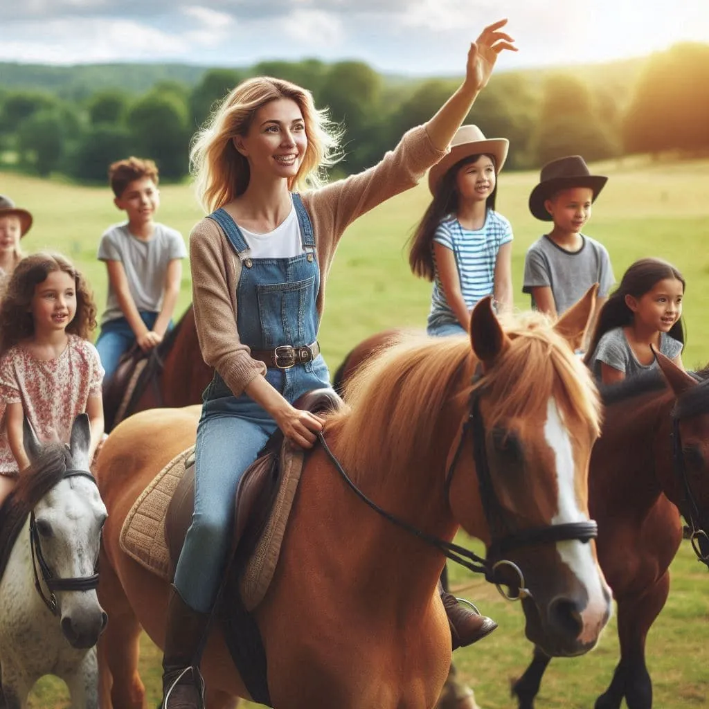 باشگاه اسب سواری و سوارکاری در اصفهان 4 اسب سواری یک بانو