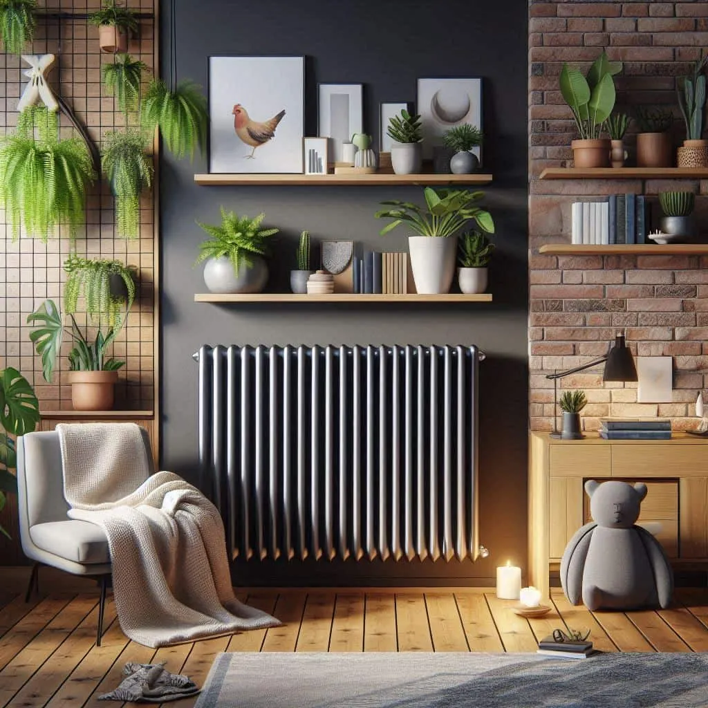 فروشگاه های فروش پکیج و رادیاتور در اصفهان 4 یک رادیاتور در اتاق