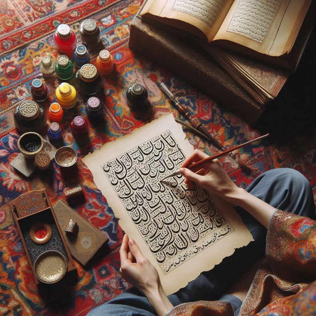آموزشگاه های خوشنویسی در اصفهان 8 هنر خوشنویسی