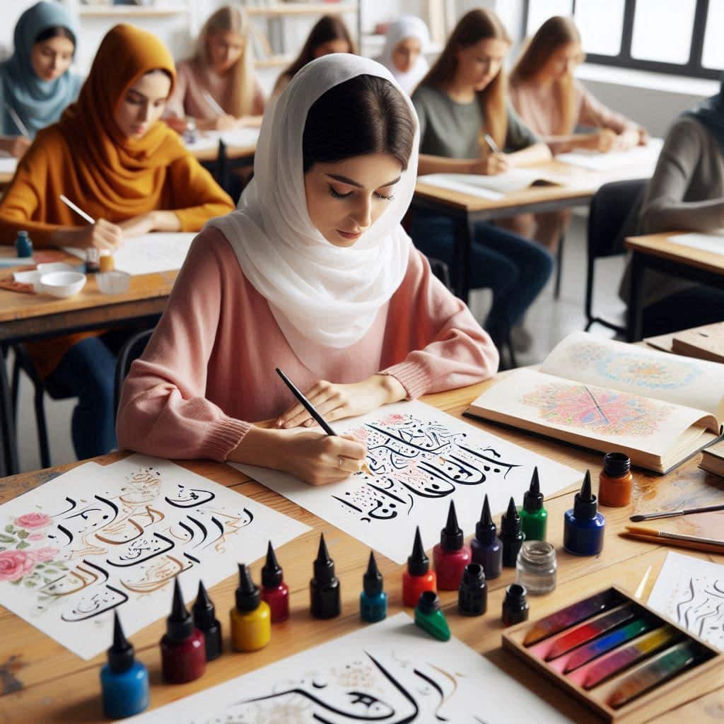 آموزشگاه های خوشنویسی در اصفهان 1 آموزش خوشنویسی در اصفهان