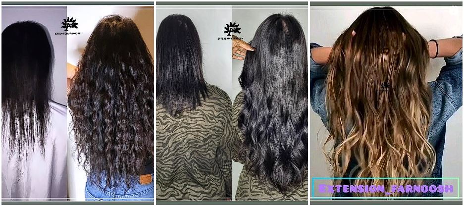 معرفی بهترین مراکز اکستنشن مو در اصفهان + ( شماره و نمونه کار) 15 نمونه کار های اکستنشن مو فرنوش